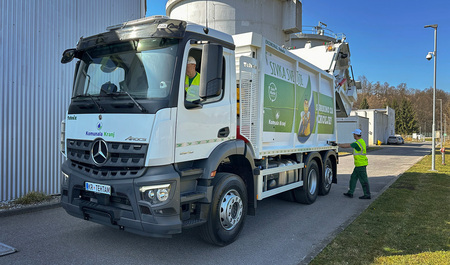Novo smetarsko vozilo z vgrajeno tehtnico na stresalniku_1
